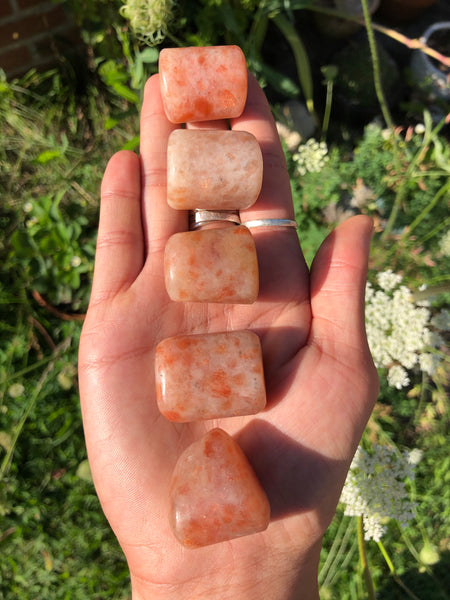 Sunstone Tumbled-GratefulGemHead