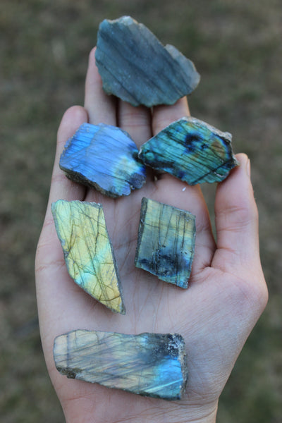 Labradorite Pieces-GratefulGemHead