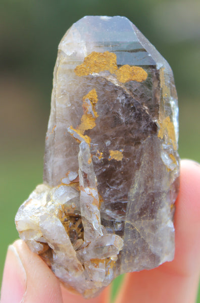 Smoky Quartz Point-GratefulGemHead