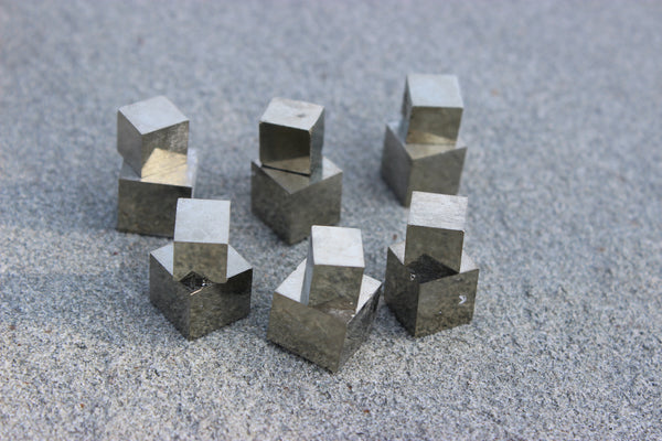 Mini Pyrite Cubes-GratefulGemHead