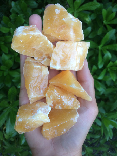 Orange Calcite-GratefulGemHead