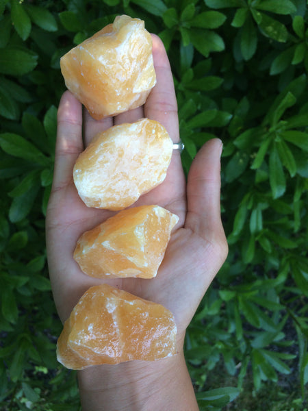 Orange Calcite-GratefulGemHead